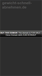 Mobile Screenshot of gewicht-schnell-abnehmen.de